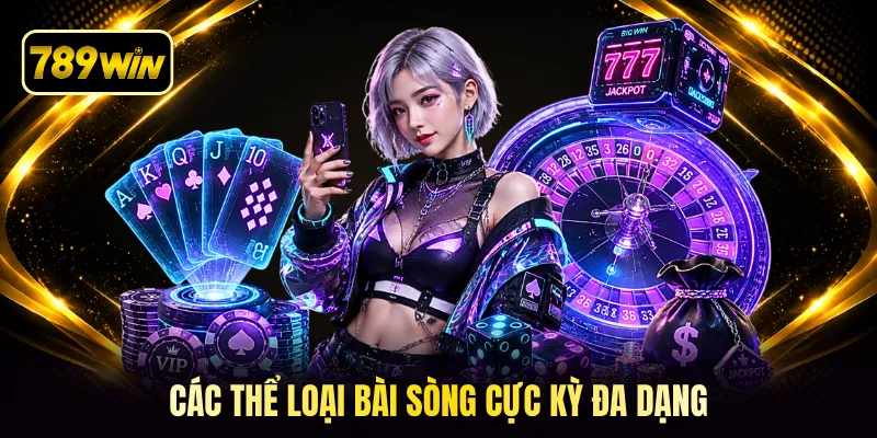 Các thể loại bài sòng cực kỳ đa dạng