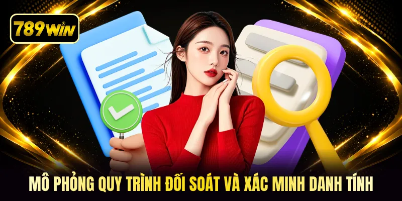 Mô phỏng quy trình đối soát và xác minh danh tính